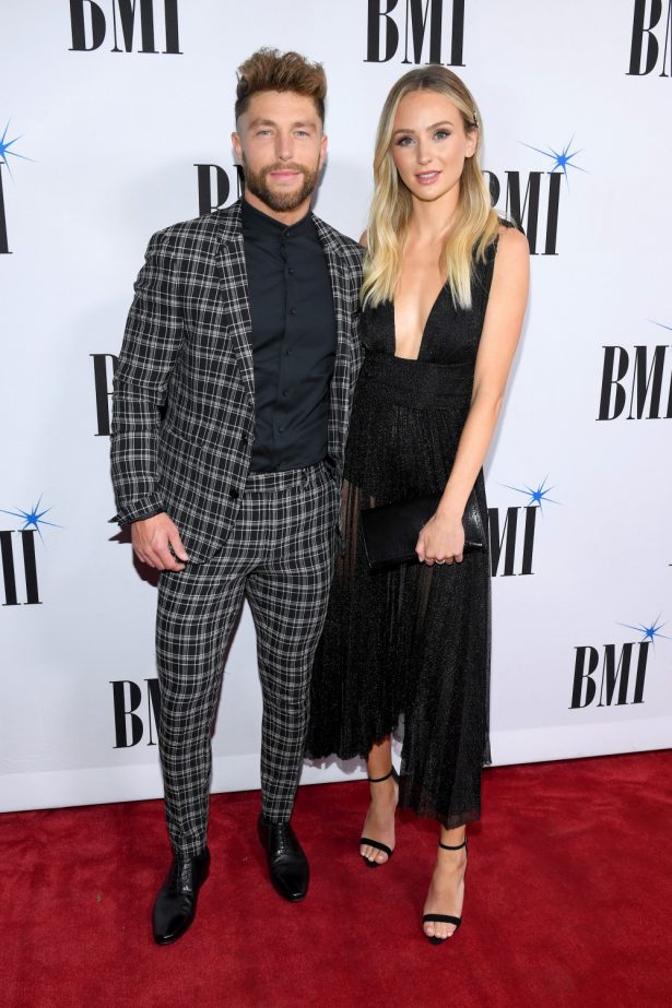 Chris Lane and Lauren Bushnell attend the 66th Annual BMI Country Awards in Nashville, Tennessee, on Nov. 13, 2018. (Jason Kempin/Getty Images)