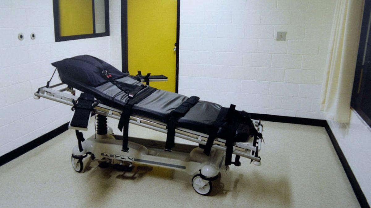 The death chamber at the Georgia Diagnostic Prison in Jackson, Ga. (Georgia Department of Corrections/Getty Images)