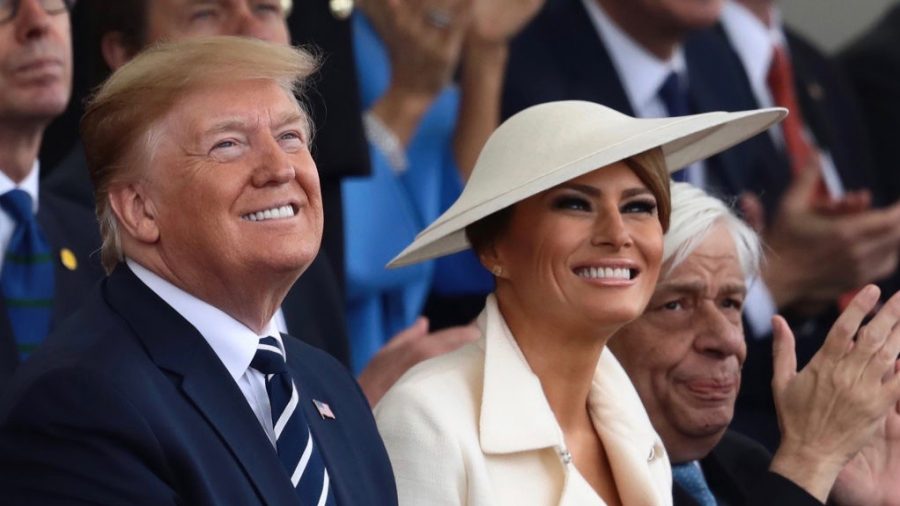 Melania Trump’s Charming Ivory Coat-and-Hat Combo Turns Heads During D-Day Commemoration Events