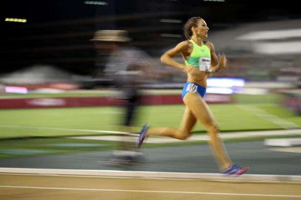 Gabriele Grunewald competes at Hornet Stadium in Sacramento, Calif., on June 22, 2017. (Patrick Smith/Getty Images)