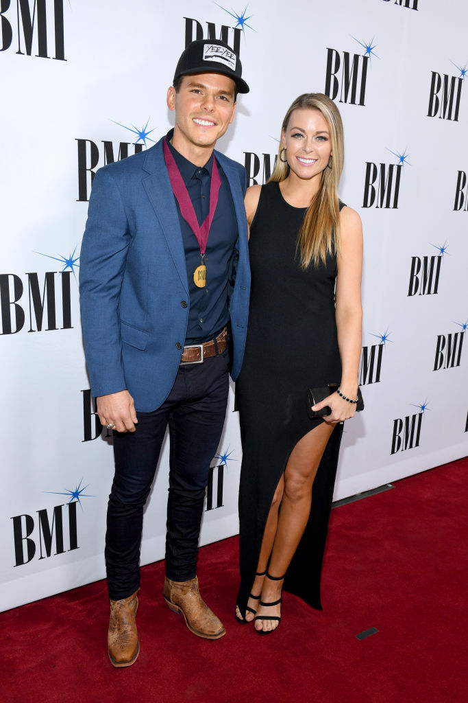 Recording artist Granger Smith and Amber Bartlett attend the 66th Annual BMI Country Awards at BMI in Nashville, Tenn., on Nov 13, 2018. (Jason Kempin/Getty Images)