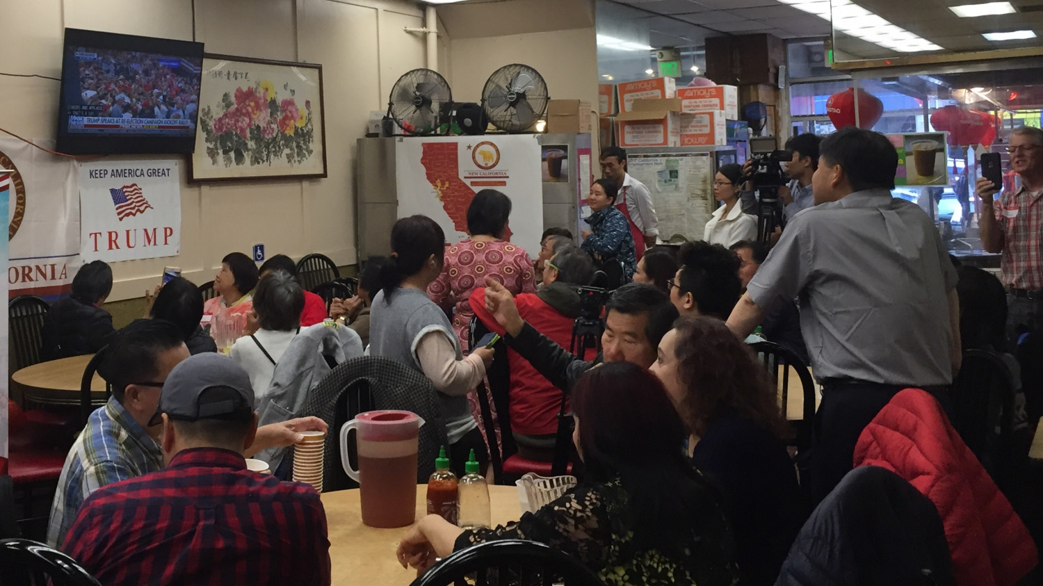 Chinatown Watch Party Supports Republican Mayoral Candidate to Echo Trump’s Reelection Campaign