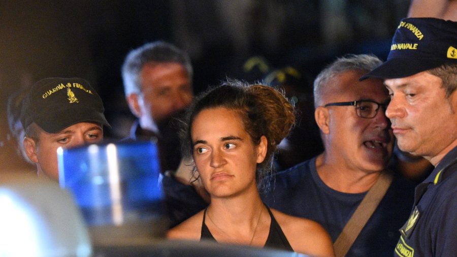 Italian Police Arrest Migrant-Rescue Ship Captain After Docking