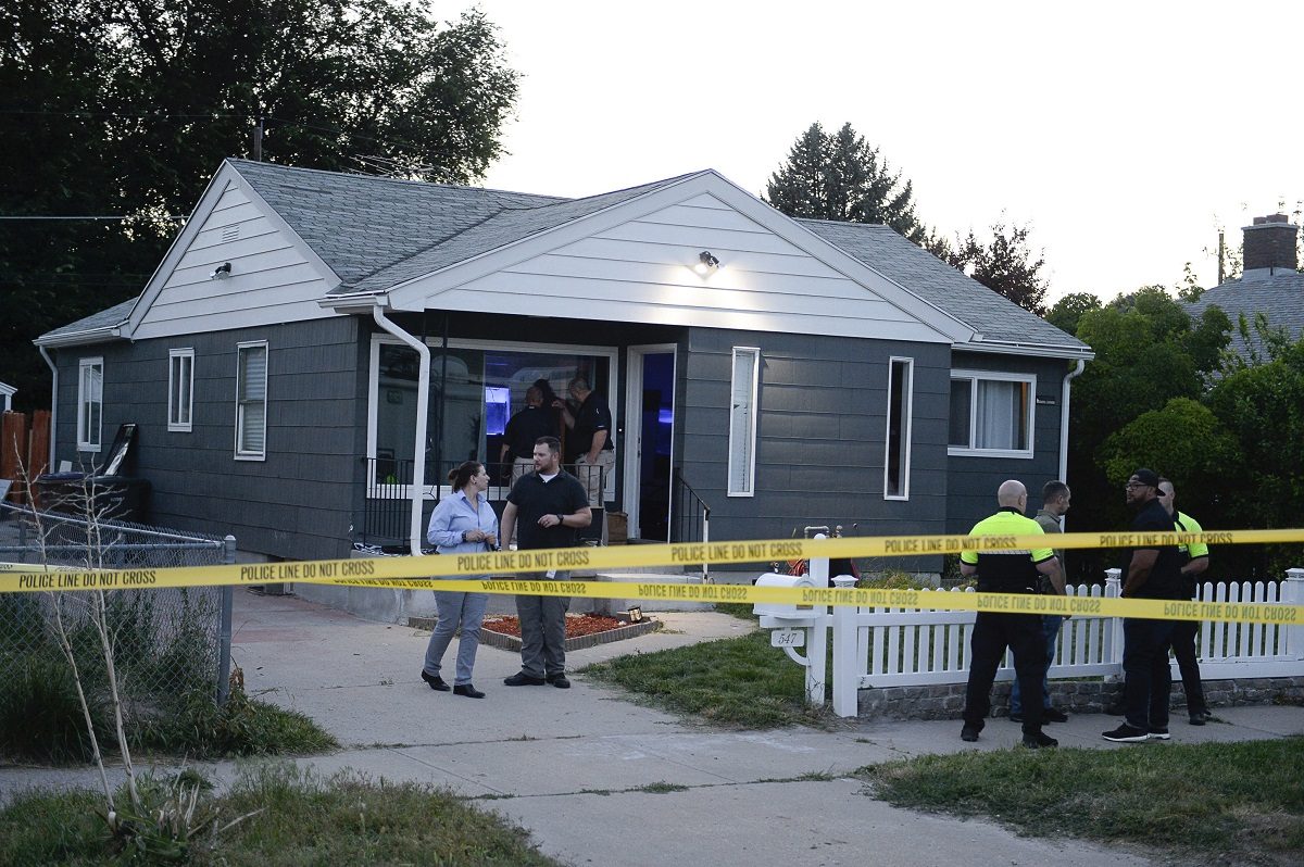 Salt Lake City police investigate a tip that may be connected to the disappearance of Mackenzie Lueck in Salt Lake City, Utah, on June 26, 2019. (Francisco Kjolseth/The Salt Lake Tribune via AP)
