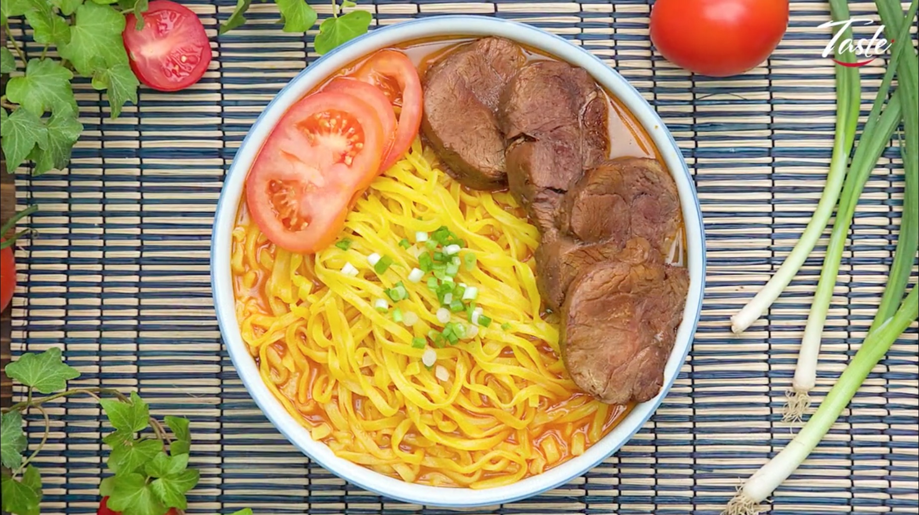 Beef and Tomato Noodle Soup