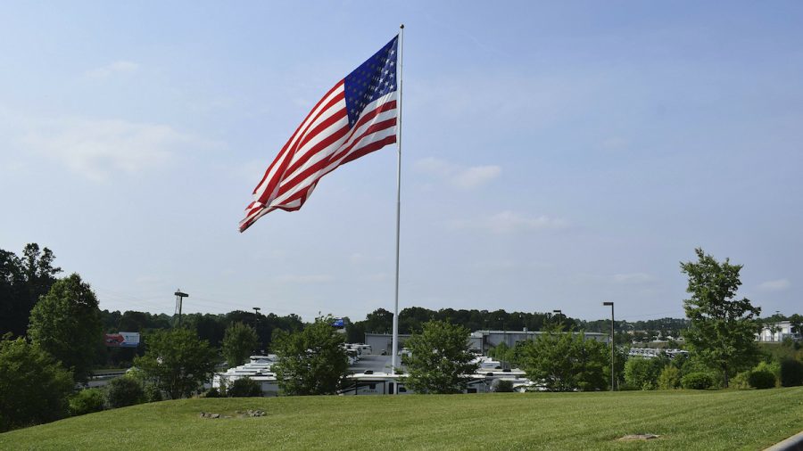 North Carolina City Says American Flag Flying Over RV Store Still Too Big