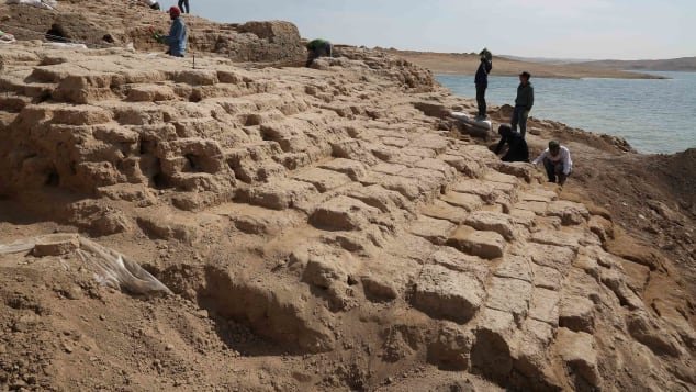 3,400-Year-Old Palace Emerges From Drought-Hit Reservoir
