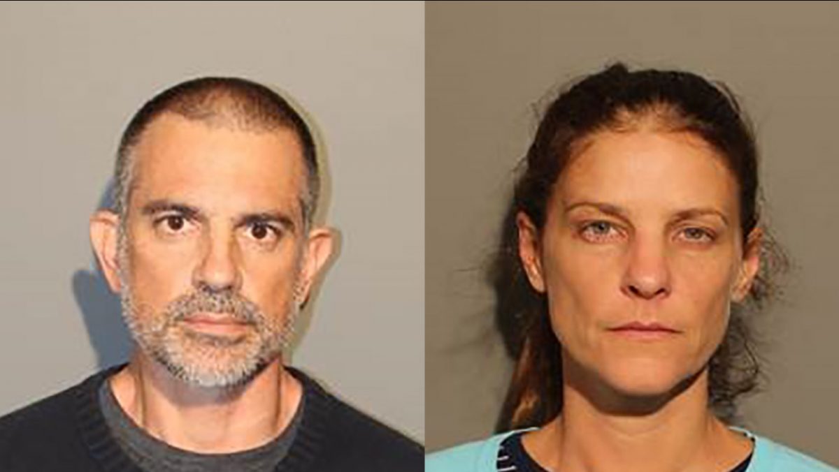 Fotis Dulos and Michelle Troconis were arrested in connection with the disappearance of Jennifer Dulos in Connecticut. (New Canaan Police Department)