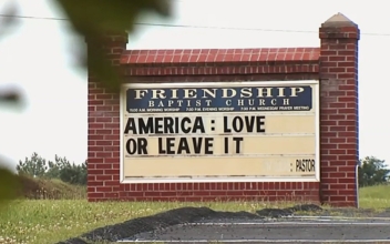 Church Sign in Virginia Says ‘America: Love or Leave It’