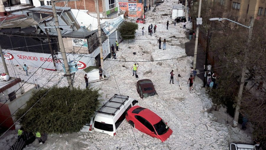 Mexican City Left Buried in Ice After Massive Hailstorm Hits