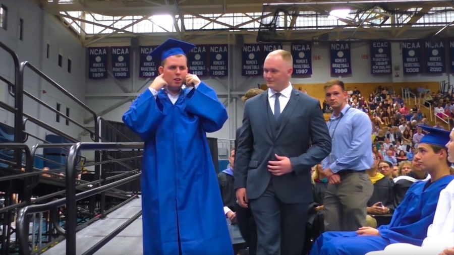 High School Students Offer a Silent Ovation While a Classmate With Autism Receives His Diploma