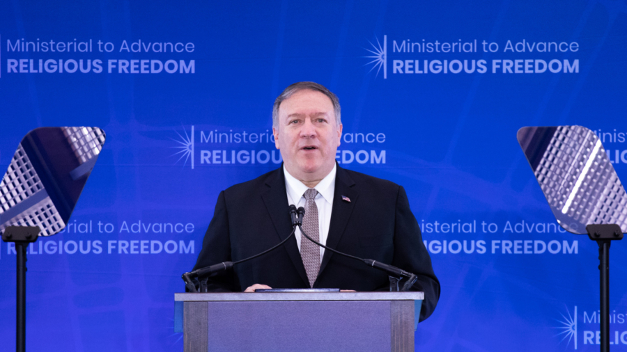 Pompeo Announces an International Alliance to Defend Religious Freedom