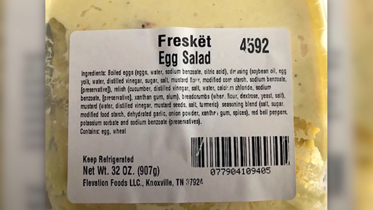 Salads sold at Target and Fresh Market have been recalled over Listeria concerns. (Photo Credit: FDA)