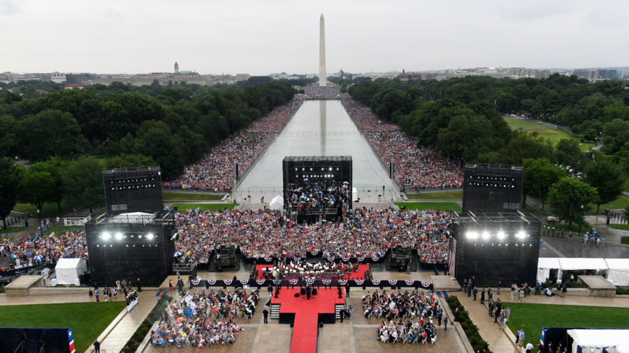 Pictures Show Crowd Size at Trump’s July 4 Celebration