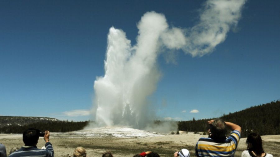 Men Charged for Walking Onto Yellowstone National Park’s Old Faithful Geyser