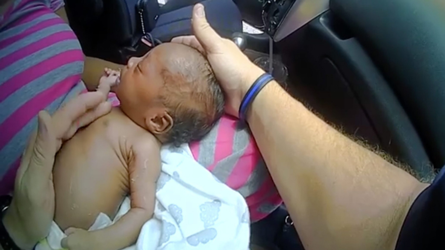 Deputy Pulled Mom Over for Speeding, Saves Newborn’s Life