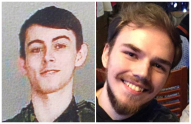 Bryer Schmegelsky, 18, (L), and Kam McLeod, 19, vanished in the same area a couple was murdered. Their truck was found on fire. (Royal Canadian Mounted Police)