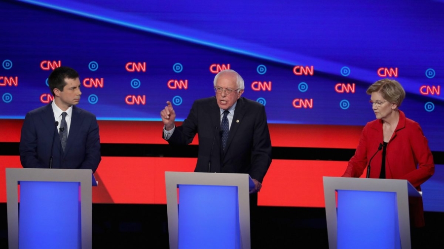 2020 Democratic Candidates Answer Question About Raising Middle Class Taxes to Pay for Healthcare