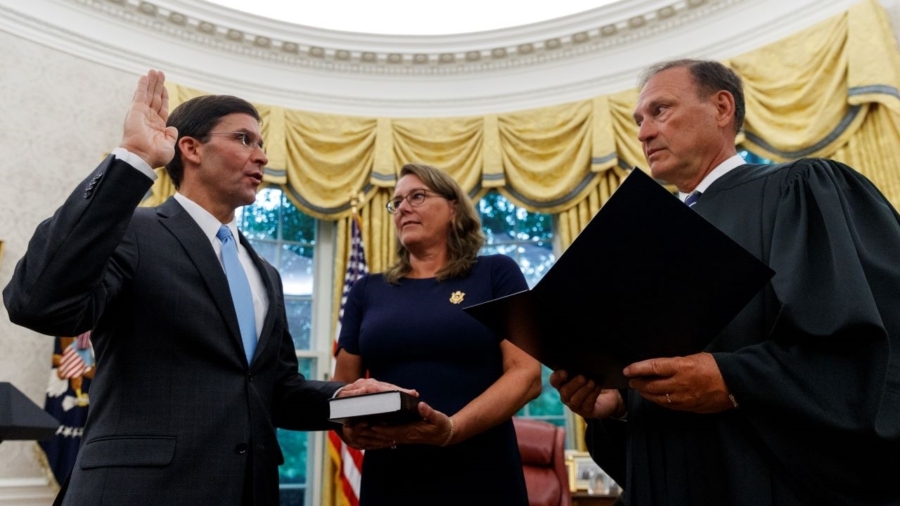 Esper Is Sworn In As Defense Secretary to Succeed Mattis