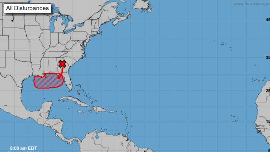 Weather System Over Eastern Florida Has 80% Chance of Becoming Cyclone, NHC Says