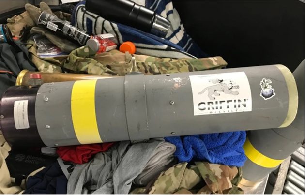 TSA: Missile Launcher Found in Man’s Luggage at Baltimore Airport