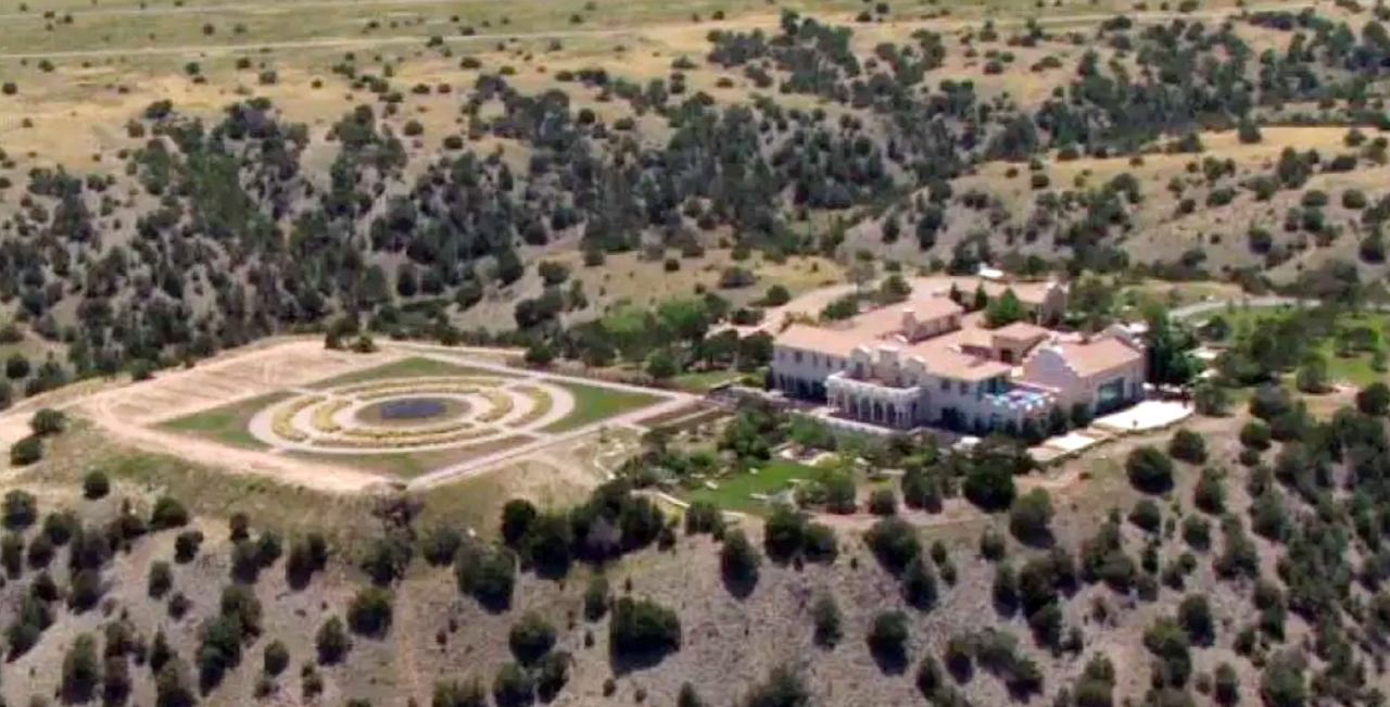 Jeffrey Epstein's Zorro Ranch in Stanley, N.M., on July 8, 2019. (KRQE via AP)