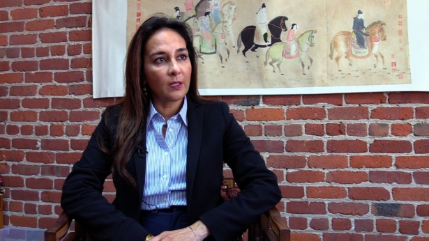 Harmeet Dhillon says California’s new ballot eligibility rule is unconstitutional, in San Francisco on Aug. 14, 2019. (Ilene Eng/NTD)