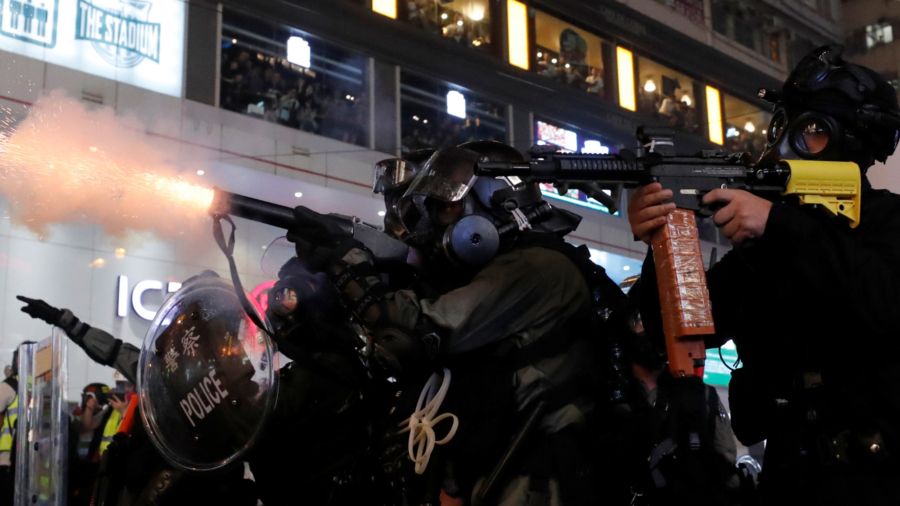 Hong Kong Protests Grow Violent as Police Storm Subway Stations, Fire Weapons