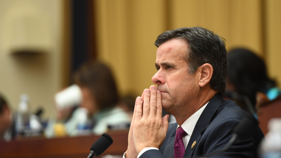 Trump Says Ratcliffe No Longer His Pick for Intelligence Chief