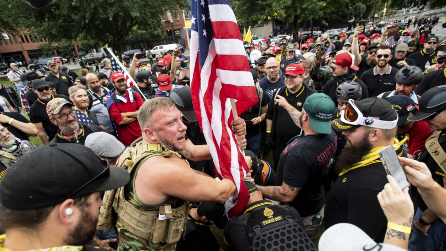 Right-Wing Groups and Antifa Clash in Portland, at Least 13 Arrested