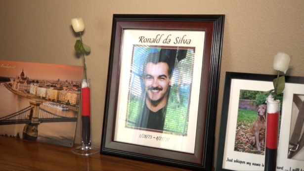 Agnes Gibboney's son Ronald da Silva was shot in a driveway and died at age 29 in April 2002. (Annie Wang/NTD)
