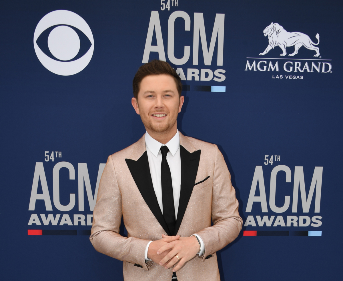 Scotty McCreery arrives for the 54th Academy of Country Music Awards in Las Vegas, Nevada on April 7, 2019. (Robyn Beck/AFP via Getty Images)
