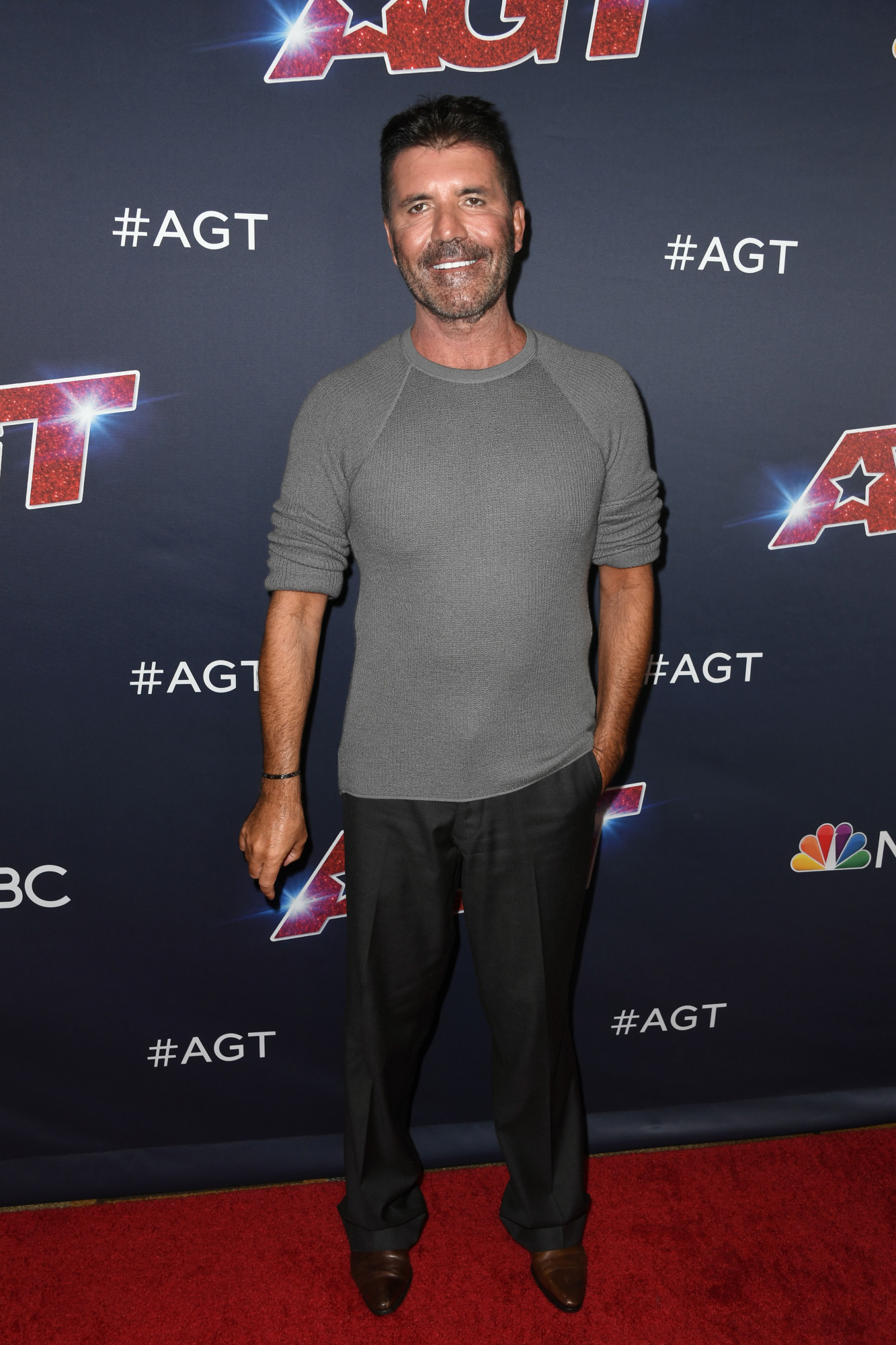 Simon Cowell attends "America's Got Talent" Season 14 Live Show at Dolby Theatre in Hollywood, Calif., on Aug. 13, 2019. (Frazer Harrison/Getty Images)