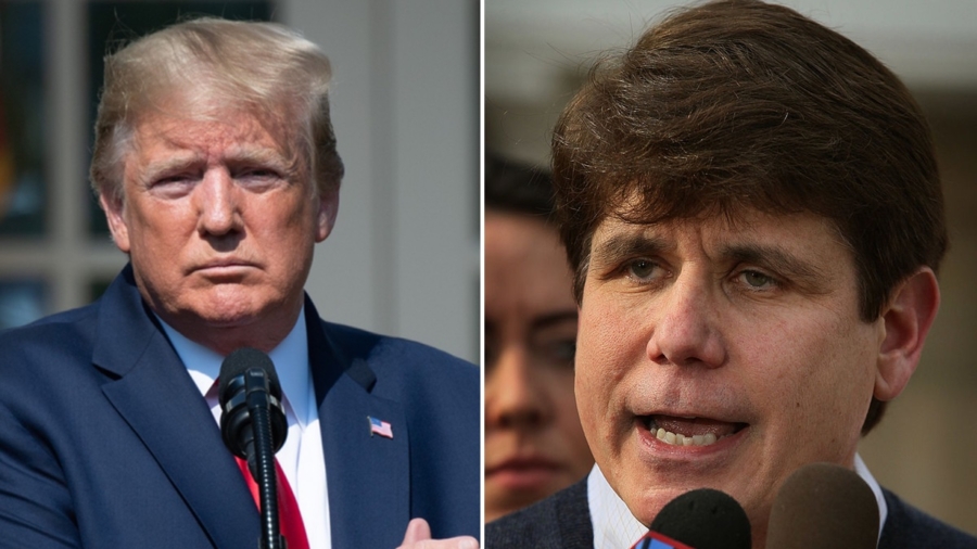 ‘He Was Treated Unbelievably Unfairly:’ Trump Again Talks About Commuting Blagojevich’s Sentence