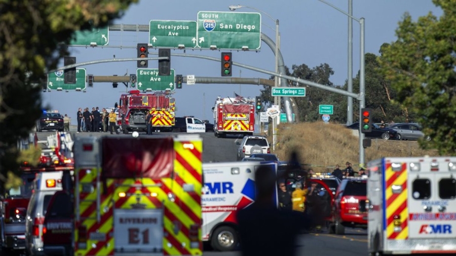 ‘Long and Horrific Gun Battle’ on California Freeway Leaves Police Officer, Shooter Dead
