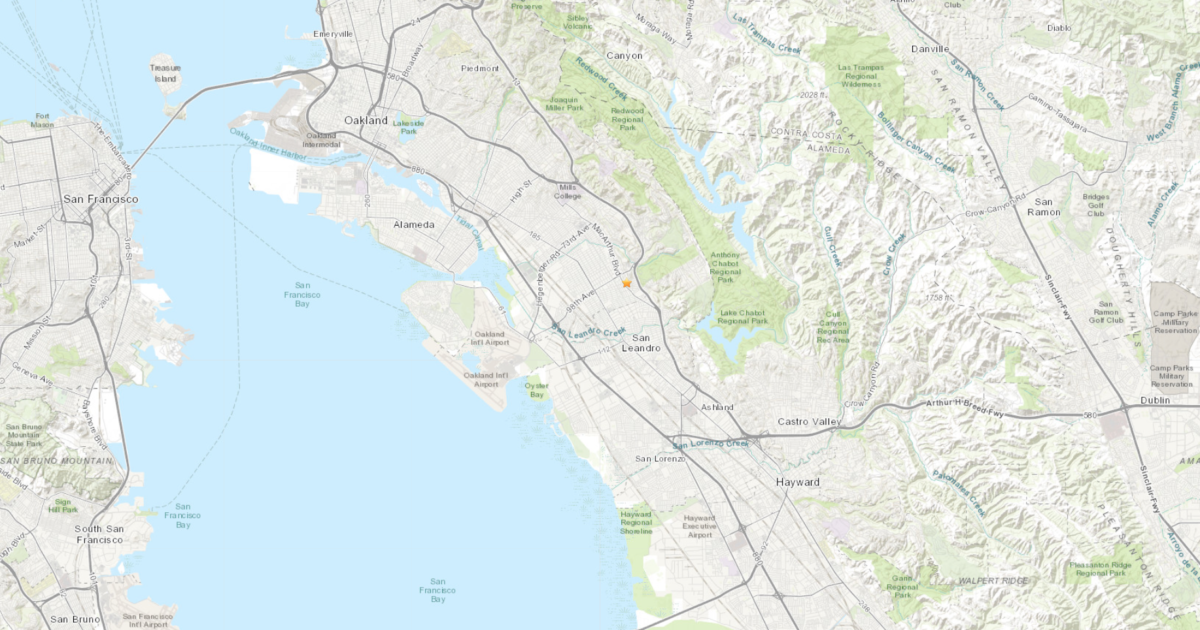 San Leandro Hit with 2.6 Magnitude Earthquake NTD