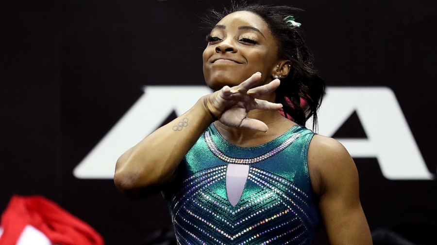 Gymnast Simone Biles Performs Historical, Never-Before-Seen Maneuver During Competition