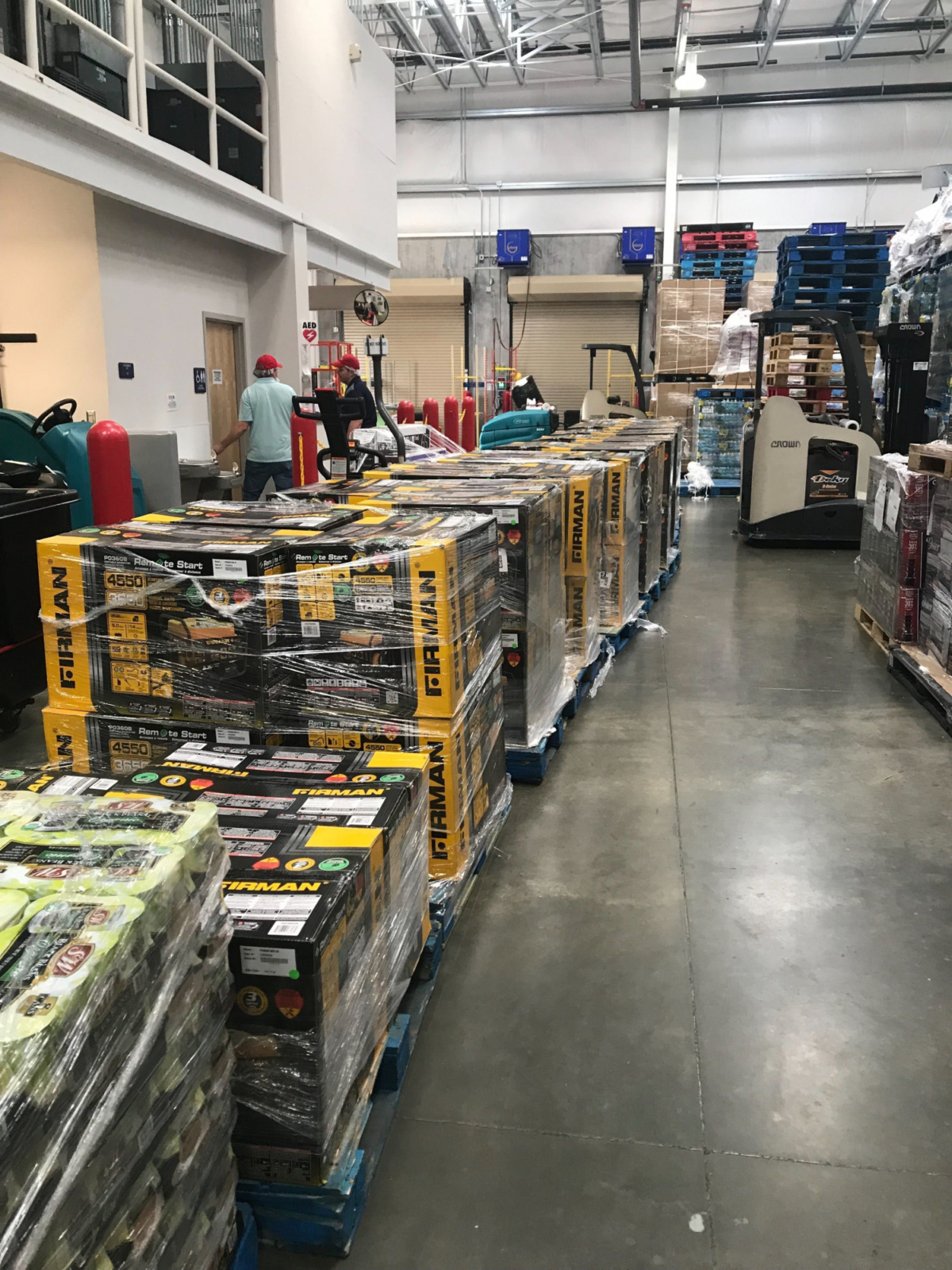 All 100 of these generators were purchased in Florida and are being shipped to the Bahamas. (Courtesy of Alec Sprague)