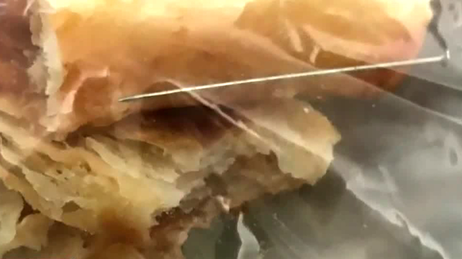 Girl Bites Into a Needle While Eating a Kroger Pastry
