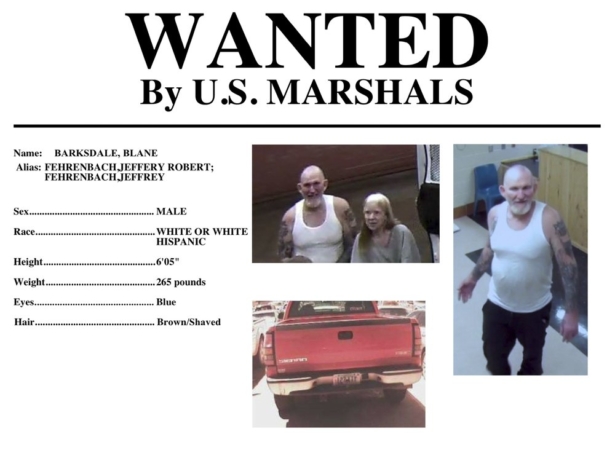 Blane Barksdale, 56, and Susan Barksdale, 59. Authorities believe husband and wife fugitives wanted in the killing an Arizona man have been able to stay under the radar for more than a week