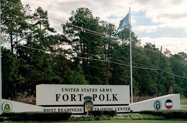 The Joint Readiness Training Center at Fort Polk in Louisiana, Nov. 14, 2002. (Mario Villafuerte/Getty Images)