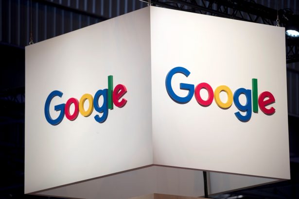 The logo of Google is pictured during the Viva Tech start-up and technology summit in Paris, France, May 25, 2018. (Charles Platiau/Reuters)