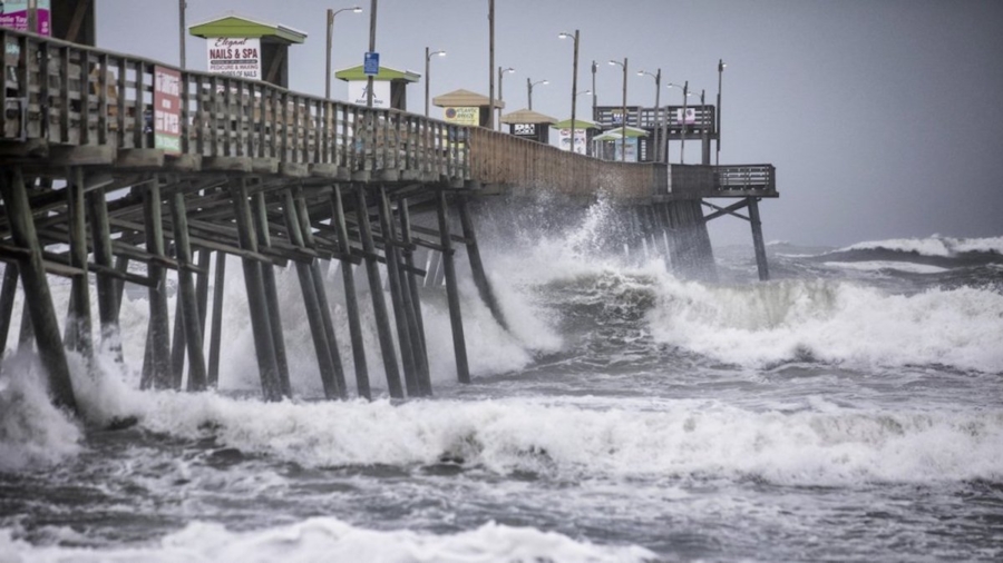 Hurricane Dorian Makes Landfall, Floods Homes on North Carolina Coast