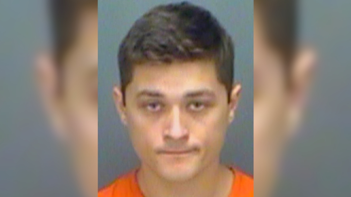 Mugshot of Joshua Russell, 26, who is charged with manslaughter in connection with the death of John LaPointe on Sept. 20, 2019. (Pinellas County Sheriff's Office)