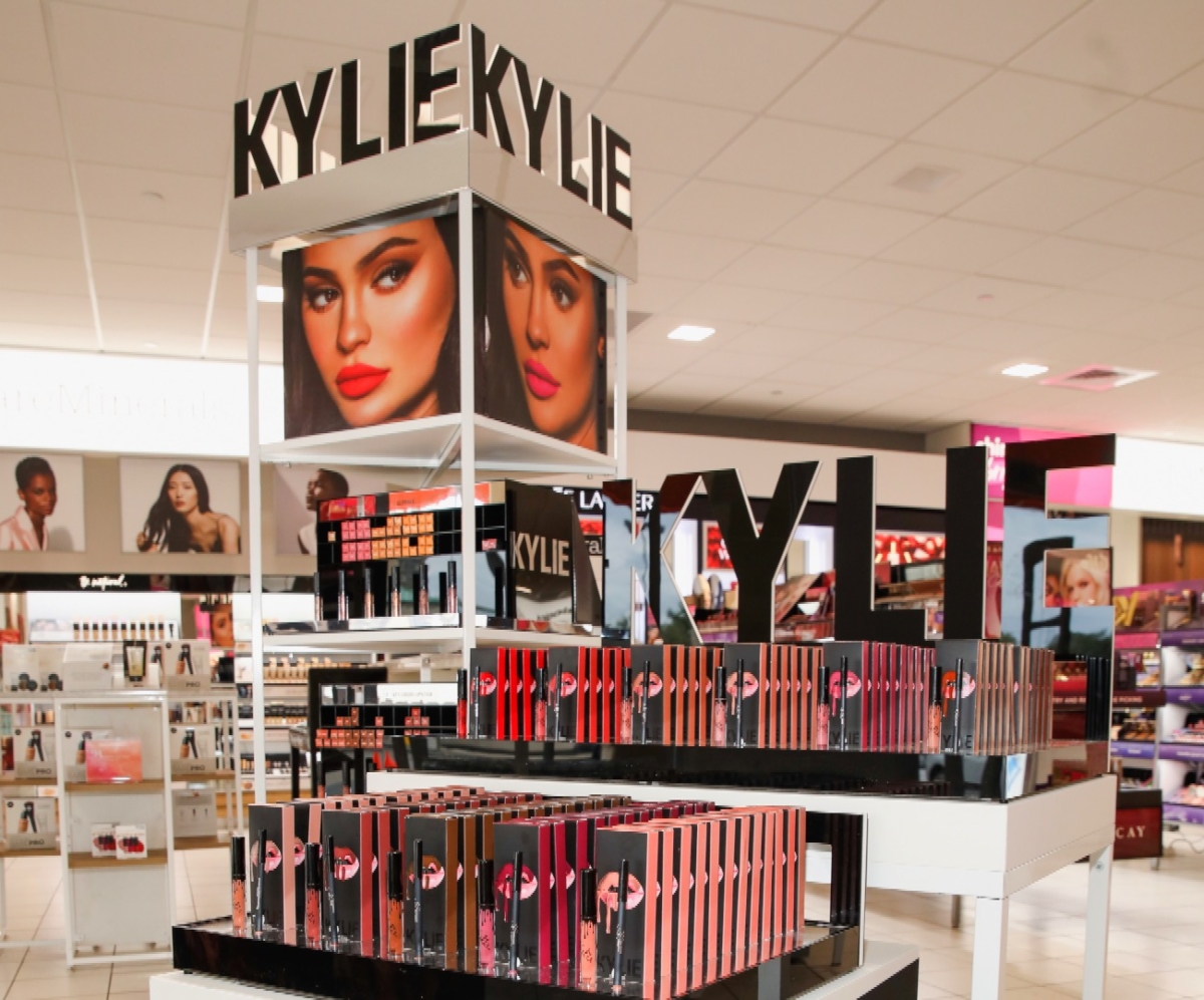 Kylie Jenner visited an Ulta Beauty location in Houston, Texas to celebrate the exclusive launch of Kylie Cosmetics in Ulta Beauty stores nationwide and online at ulta.com in Houston, Texas, on Nov. 18, 2018. (Photo by Rick Kern/Getty Images for Ulta Beauty)