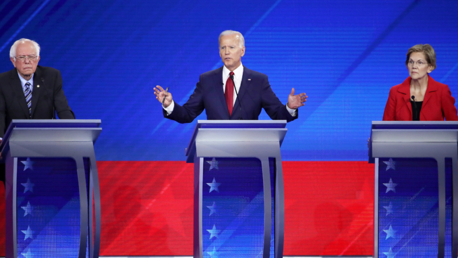 Biden Clashes With Warren and Sanders Over Medicare for All: ‘How We Gonna Pay for It?’