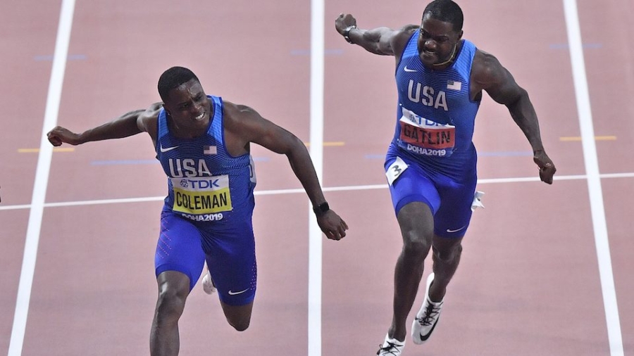 Coleman Wins Gold in Men’s 100 After Dodging Ban