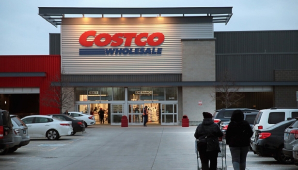 Customers shop at a Costco store in Chicago, Illi.,