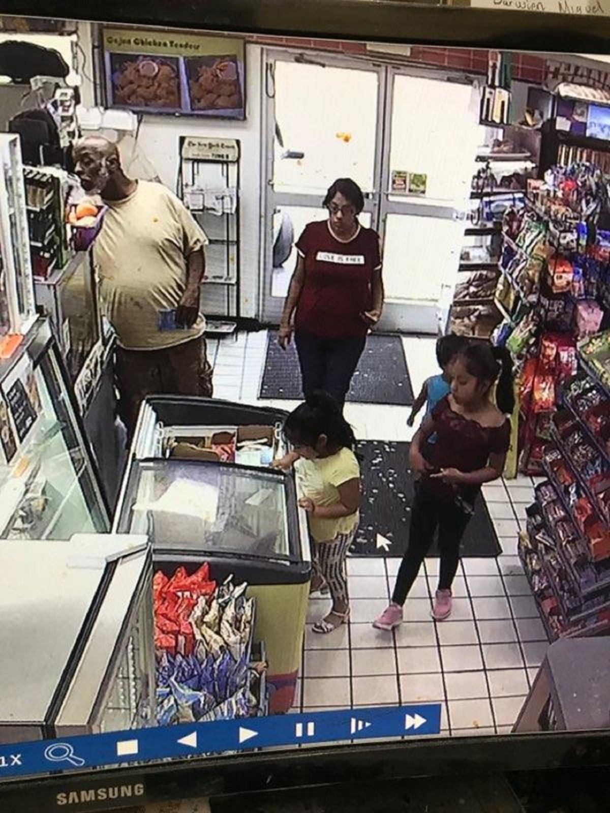 Dulce Maria Alavez, 5, in a surveillance image from the day she went missing. (Bridgeton Police Department)