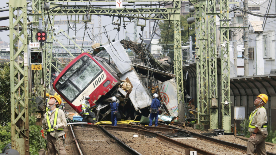 Truck and Train Collide in Japan, Killing One, Injuring at Least 34